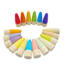 18-Piece Stained Wooden Stick Gnomes