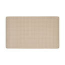 Achim Woven-Embossed Faux-Leather Anti-Fatigue Mat, Tan, 18x30 Inches