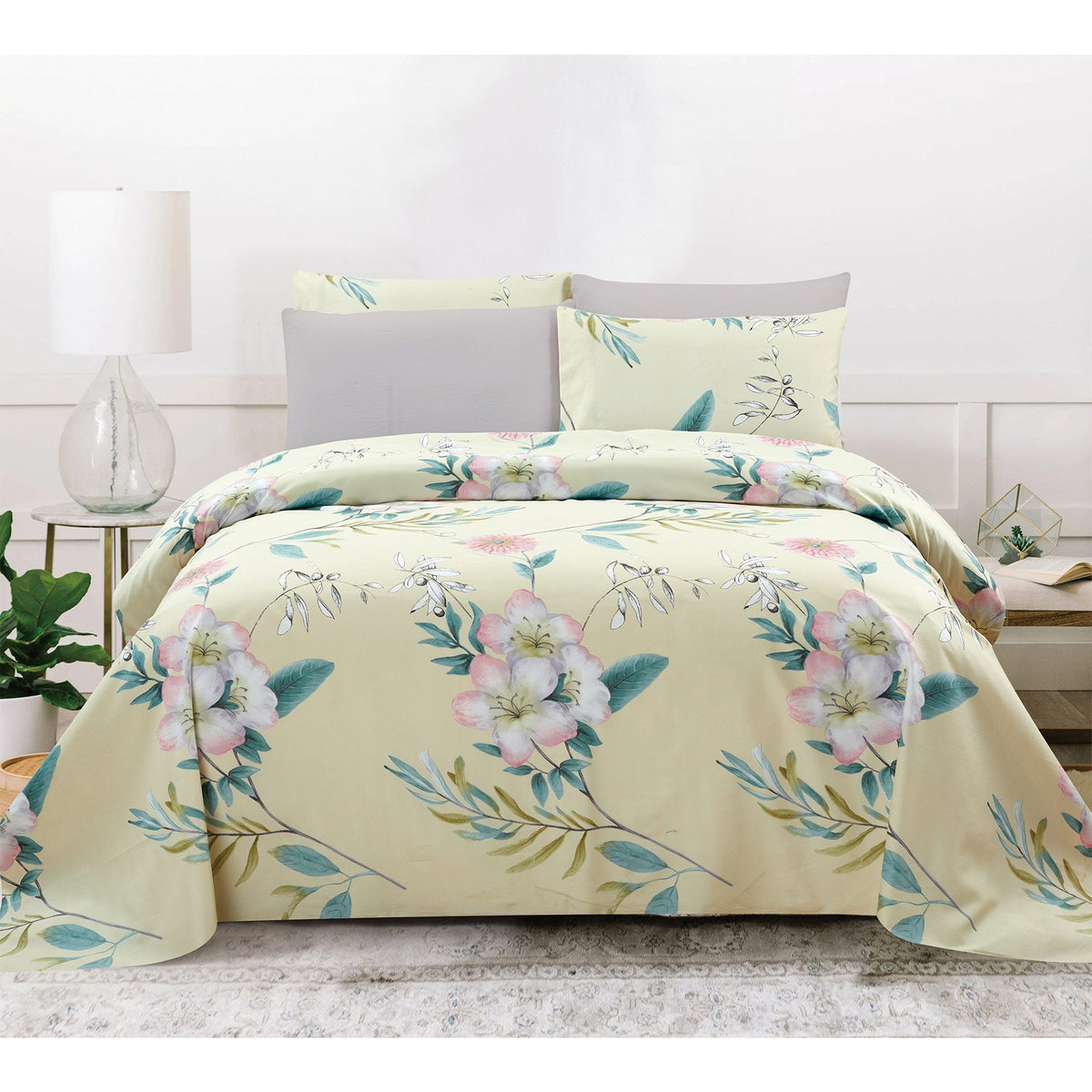 PREMIUS Roselyn Luxurious Wrinkle-Free Microfiber Sheet Set, photo 5 of 8