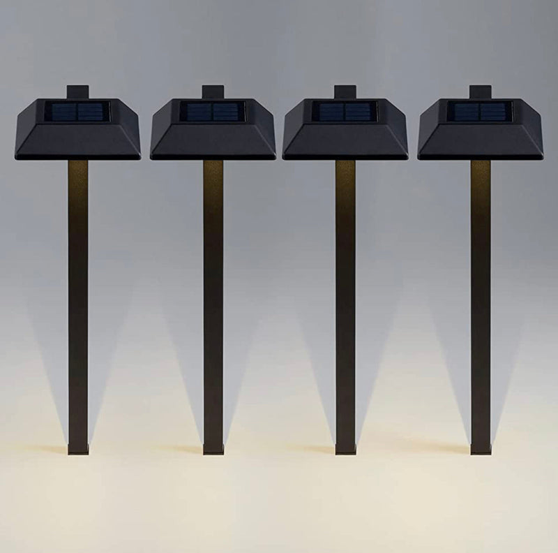 SmartYard Solar LED Pathway Lights 30 Lumen Modern Down Light , 6-Pack