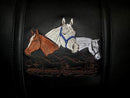 Horses-Quarter Collage Logo Panel
