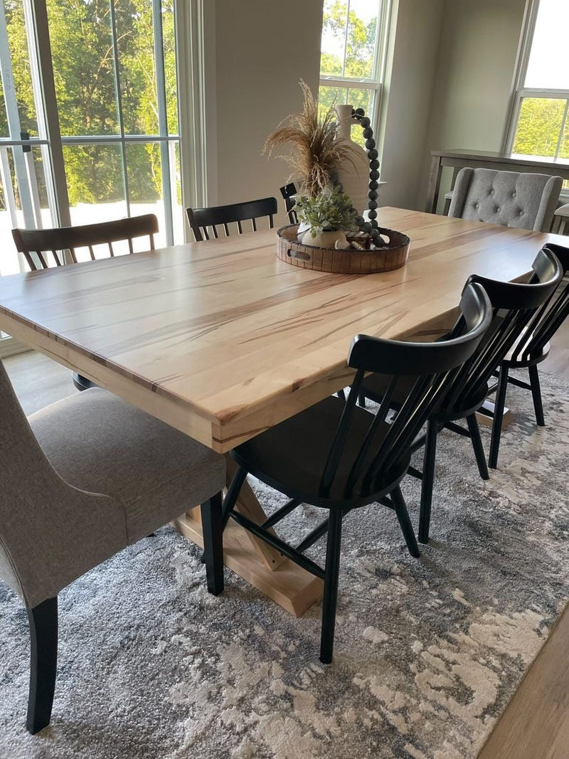 Trestle X Farmhouse Dining Table