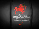 Sagittarius Red Logo Panel