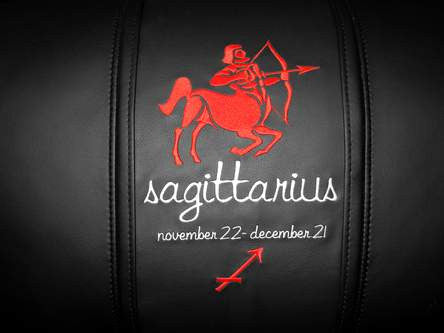 Sagittarius Red Logo Panel