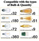 Dimmer with Remote for Our Ambience Pro LED String Lights - Commercial Grade Dimmer Rated at 150 Watts
