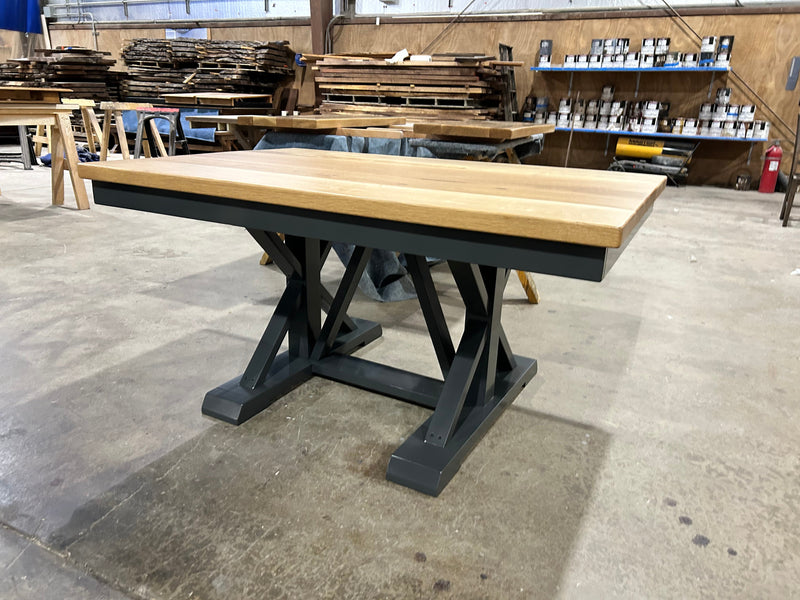 Fancy Trestle X Dining Table