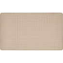 Achim Woven-Embossed Faux-Leather Anti-Fatigue Mat, Tan, 18x30 Inches