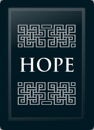 Hope Deco Horizontal Silver Logo Panel