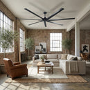 84 Inch 100 Inch Silent Storm Extra Large Ceiling Fan with Remote Control by ParrotUncle