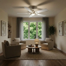 52" Tata Nagar Industrial Brush Nickel Downrod Mount Reversible Ceiling Fan with Lighting and Remote Control by Parrot Uncle