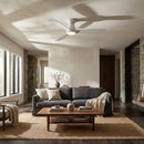 52" Ahmedabad Industrial DC Motor Flush Mount Reversible Ceiling Fan with LED Lighting and Remote Control