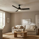 52" Cason Induatrial Downrod Mount Reversible Ceiling Fan with LED Lighting and Remote Control