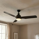 52" Cason Induatrial Downrod Mount Reversible Ceiling Fan with LED Lighting and Remote Control