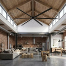 120 Inch HVLS Fan Jupiter Industrial Aluminum Extra Large Ceiling Fan with Remote Control by Parrot Uncle