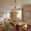 4-Light Golden Bohemian Dry Rated Chandelier by Parrot Uncle