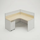 Adler · L-Shaped Cubicle Workstation
