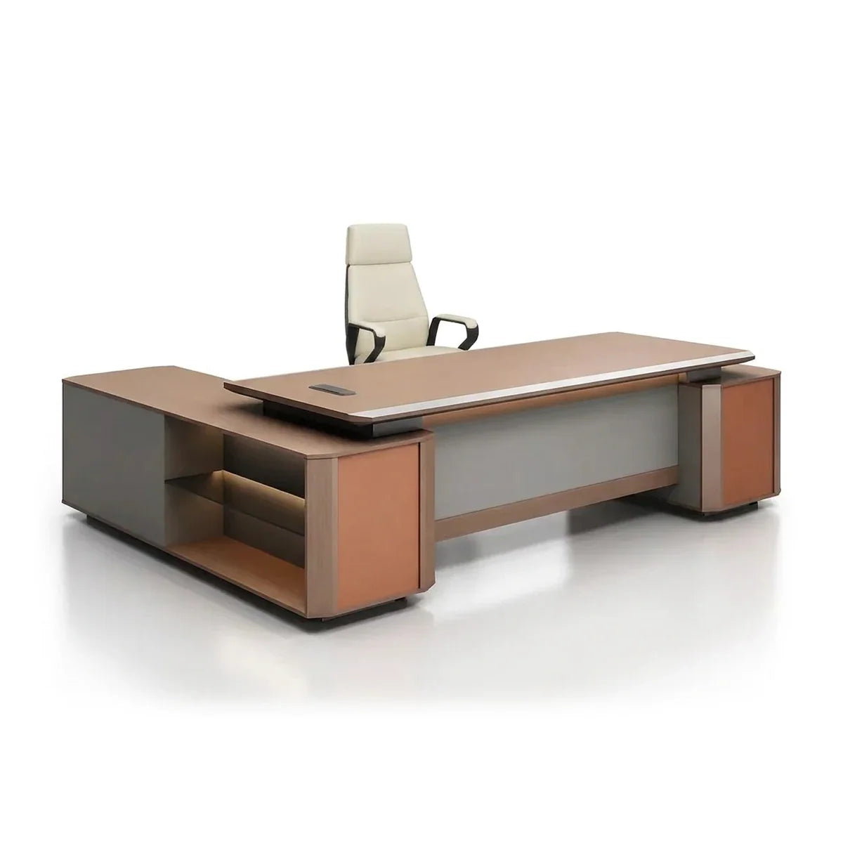 Cassel · Large L-Shaped Executive Desk