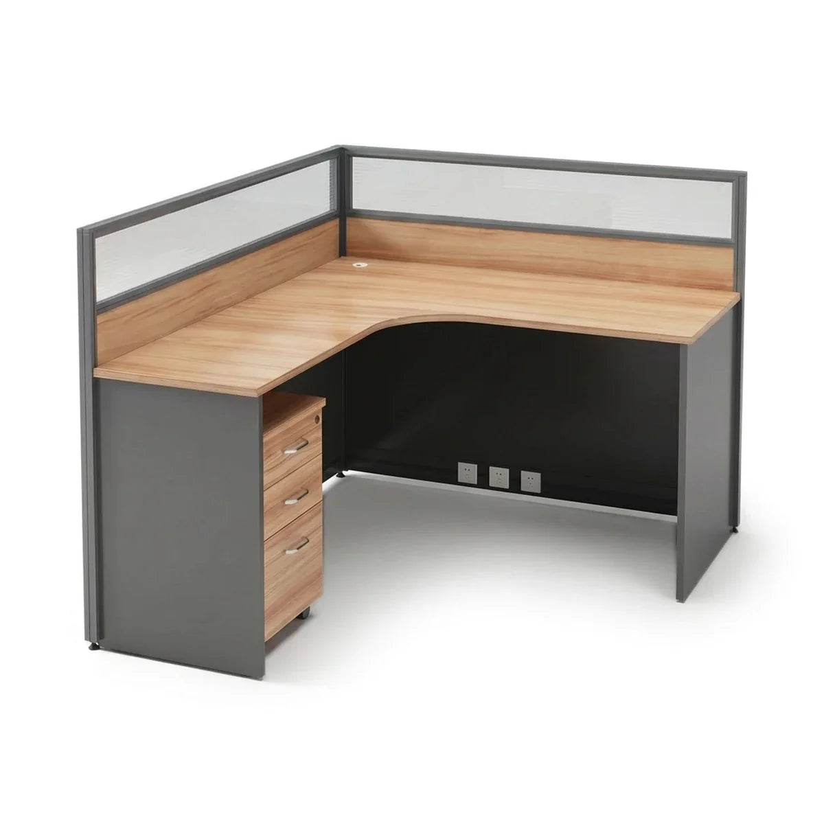 Keaton · L-Shaped Cubicle Workstation
