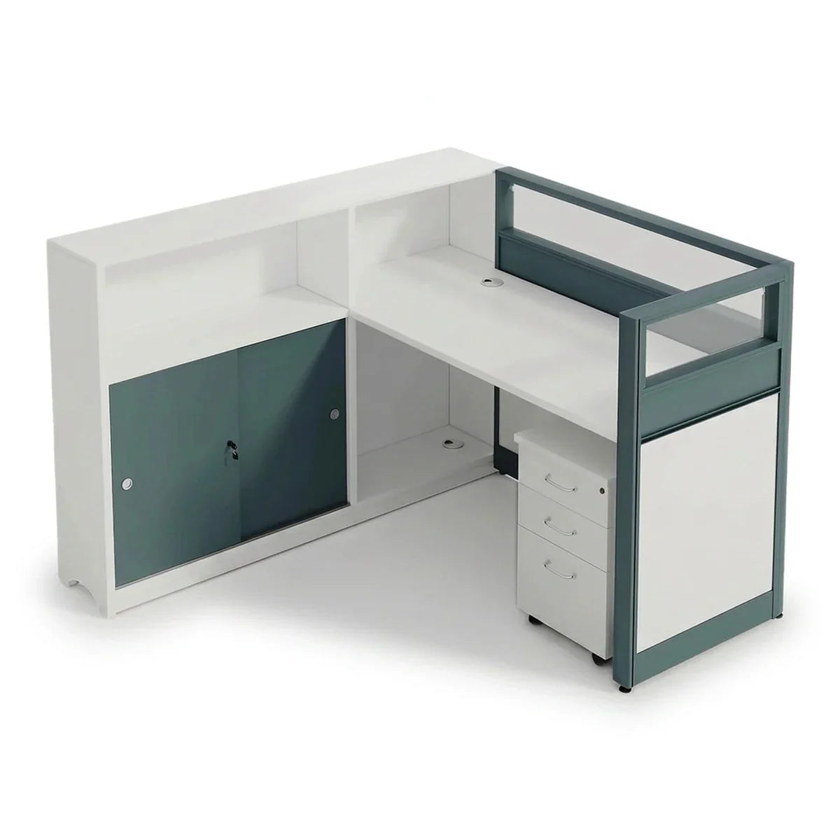 Aisley · L-Shaped Cubicle Workstation