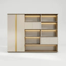 Zorin · Office Shelves w/ Lighting & Storage by Arc Grove