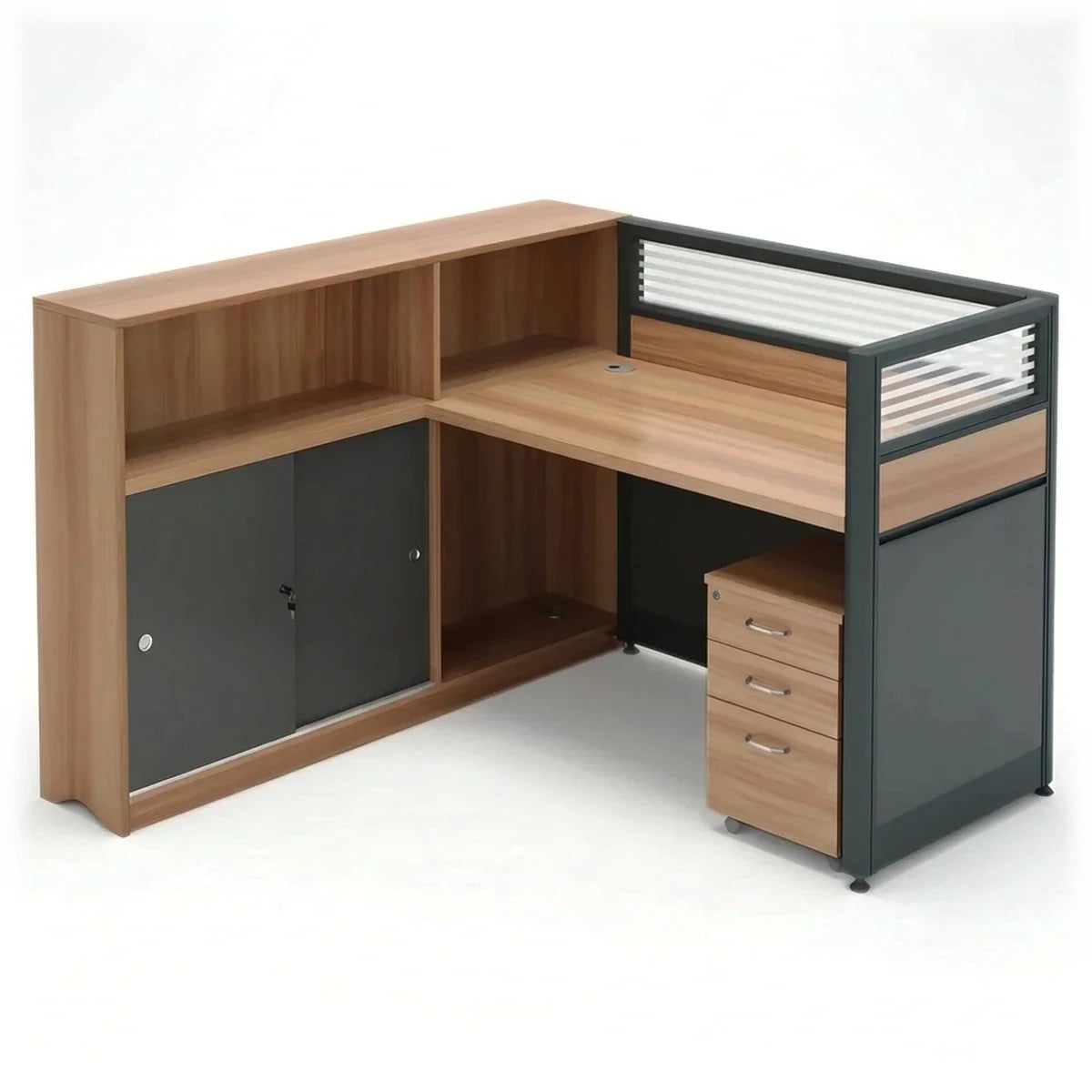 Brynn · L-Shaped Cubicle Workstation