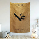 Imagine dragons band poster tapestry white & red bedroom wall decor by Decorbites