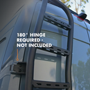 SPRINTER REAR TIRE CARRIER LADDER by White Top Adventures