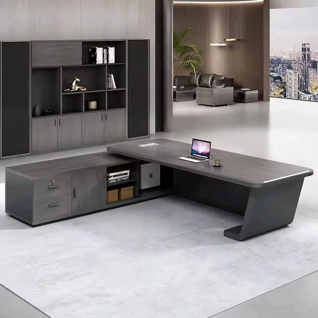 Sterling · Modern Executive L-Shaped Desk, photo 3 of 15