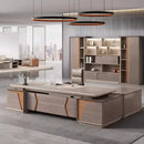 York · Grand Executive Desk w/ Mobile Storage