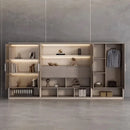 Posh · Modern Office Shelves w/ Lighting & Storage