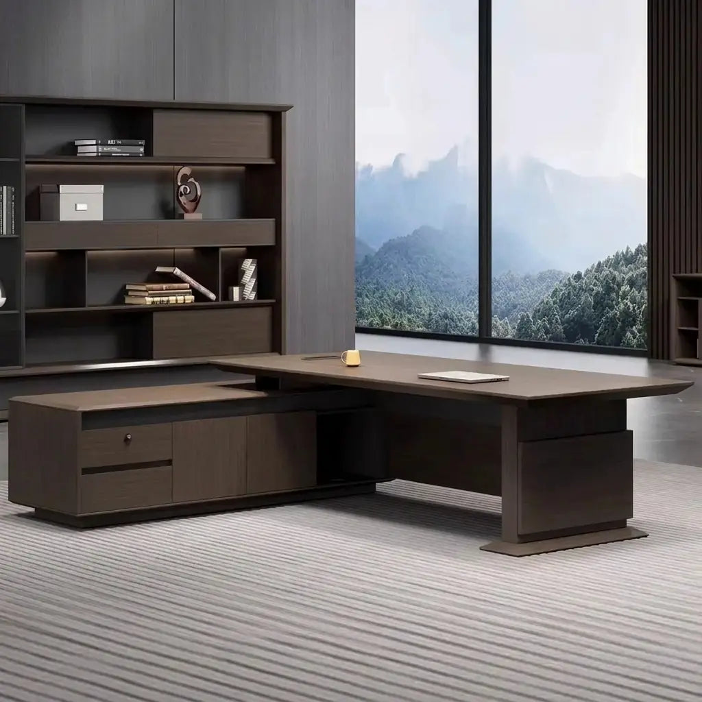 Atlee · Modern L-Shaped Executive Desk, photo 3 of 19