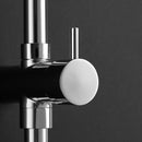 44 Inch Chrome Brass Rainfall Shower Panel Wall Mount with Hand Show by DirectDeals