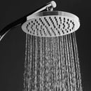 44 Inch Chrome Brass Rainfall Shower Panel Wall Mount with Hand Show by DirectDeals