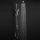 Chrome Brass Rainfall Shower Panel Wall Mounted Combo Set System by LJGDeals