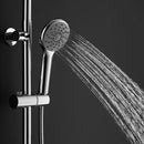 Chrome Brass Rainfall Shower Panel Wall Mounted Combo Set System by LJGDeals