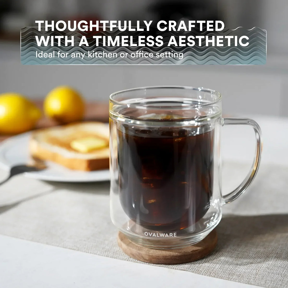 Double Wall Mug - 500ml/17oz (Set of 2), photo 11 of 14