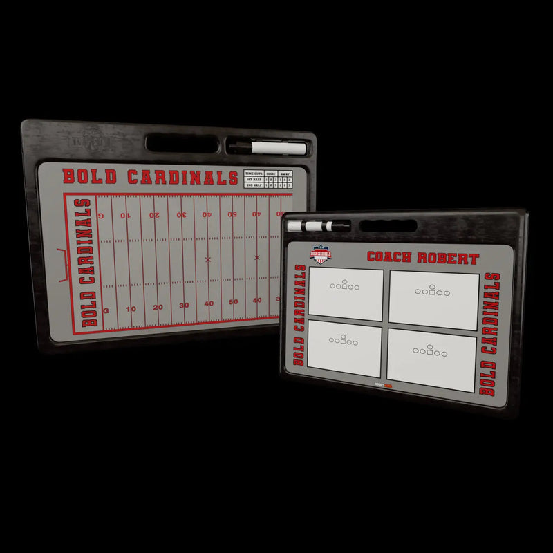 Custom Pro Football Whiteboard -w Handle | 2 Sided