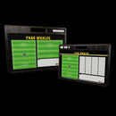 Custom Pro Lacrosse Whiteboard -w Handle | 2 Sided