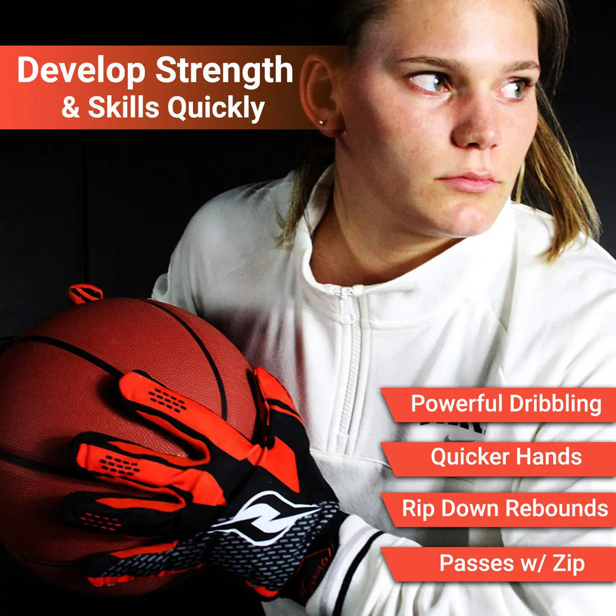 Hoop Handz Weighted Basketball Gloves | Heavy | Increase Hand Speed, photo 9 of 26