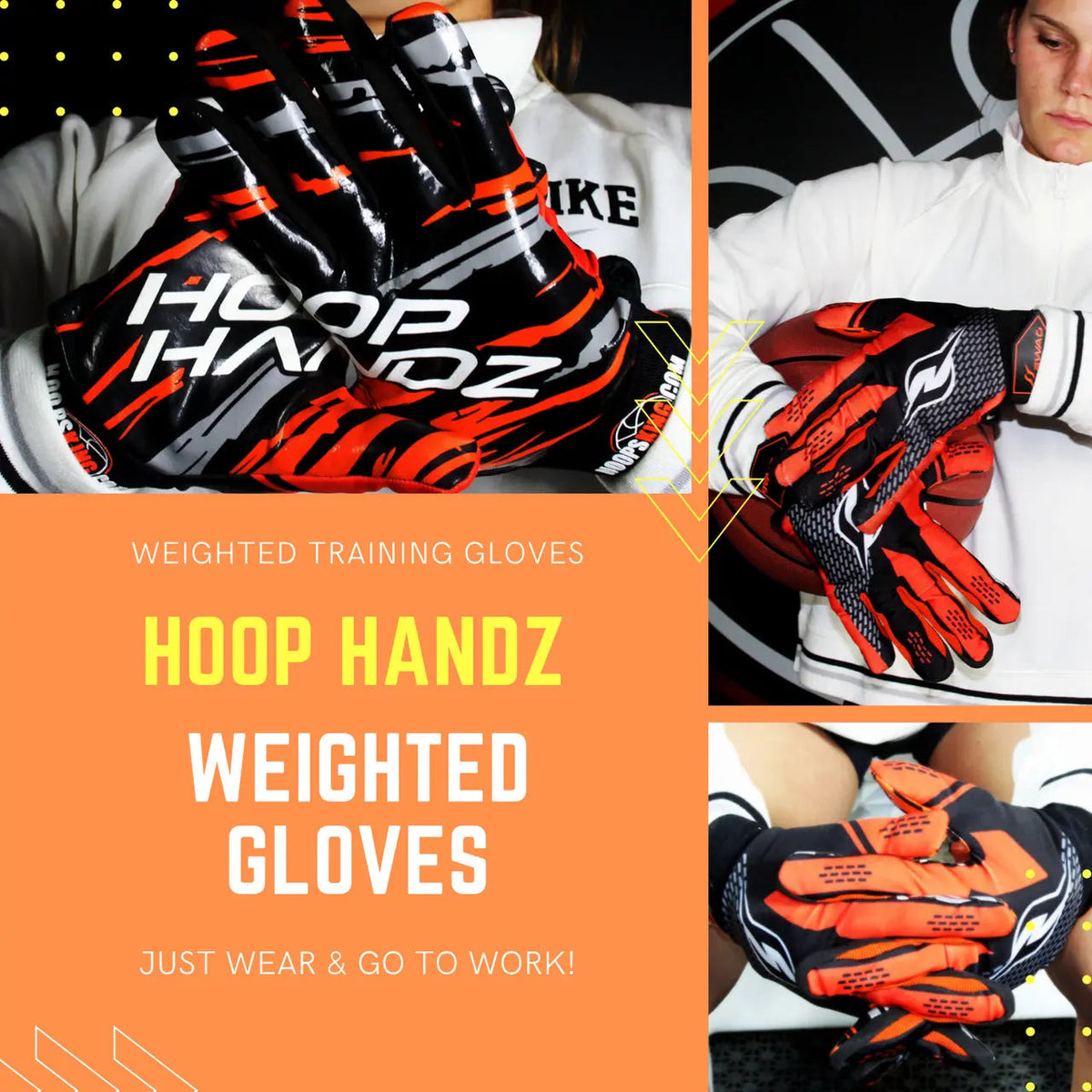 Hoop Handz Weighted Basketball Gloves | Heavy | Increase Hand Speed, photo 8 of 26