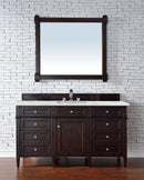 James Martin Brittany 60" Single Bathroom Vanity, Burnished Mahogany