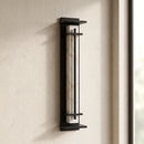 Imitation Alabaster Square Outdoor Wall Light