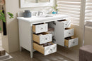 James Martin Palisades 48" Single Bathroom Vanity, Bright White