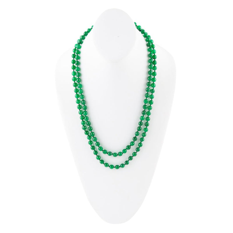 Immeasurable Green Onyx Wrap Necklace