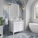 James Martin Brittany 36" Single Bathroom Vanity, Bright White