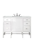 James Martin Addison 48" Single Bathroom Vanity, Glossy White