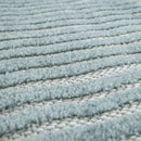 In- & Outdoor Rug Marrakesh Carved Design - Aqua Blue