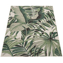 In- & Outdoor Rug Ostende for Patio Jungle Design - Green Beige