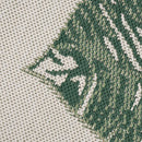 In- & Outdoor Rug Ostende Jungle Leaves - Cream Green