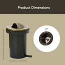 In-Ground Well Modern Lighting Fixtures with Brass Cover (Half Moon)